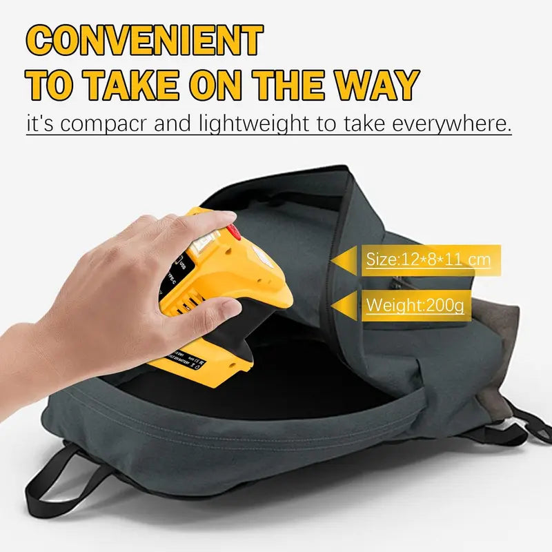 Kompakter DC-zu-AC-Wechselrichter - geeignet für Autos, Wohnmobile, den Einsatz im Freien und Gartenhäuser