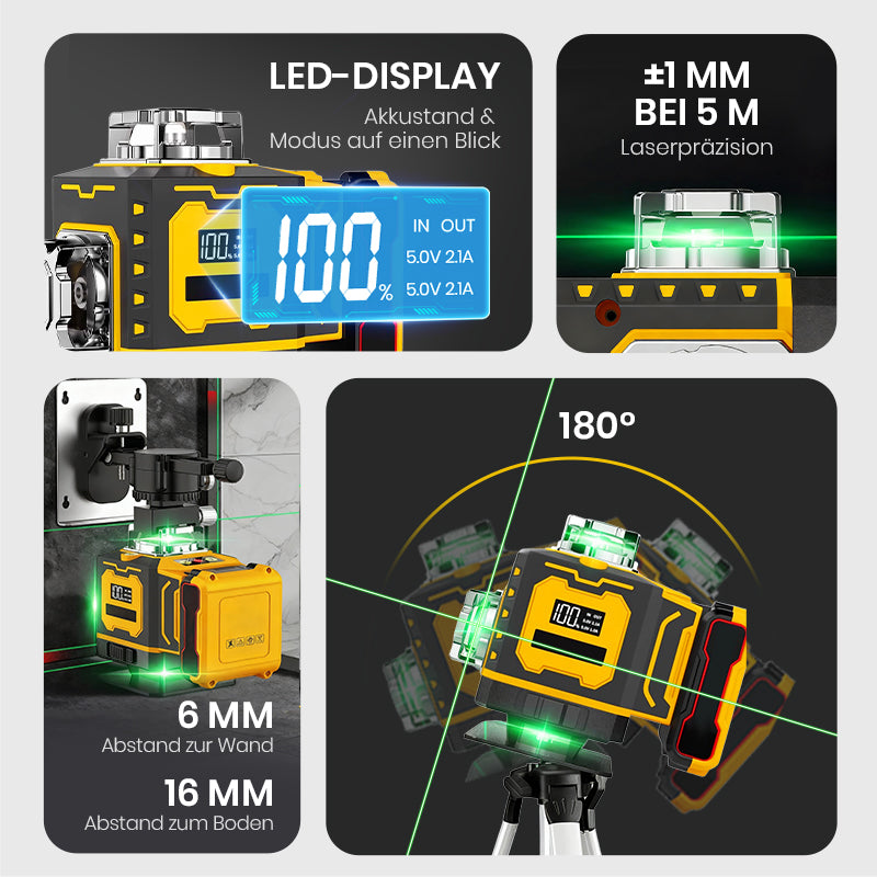 🔥 Multifunktions-Laserwasserwaage