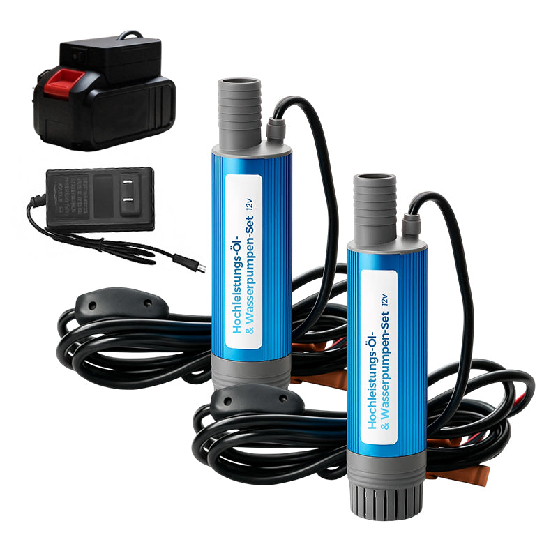 🔋 50% RABATT! ✨Hochleistungs-Öl- & Wasserpumpen-Set