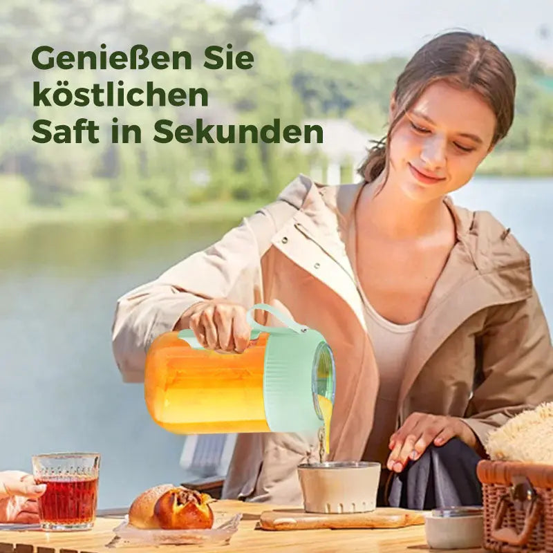 💥Heißer Verkauf ❄️Multifunctional Tragbare Saftpresse Tasse mit Digitalanzeige