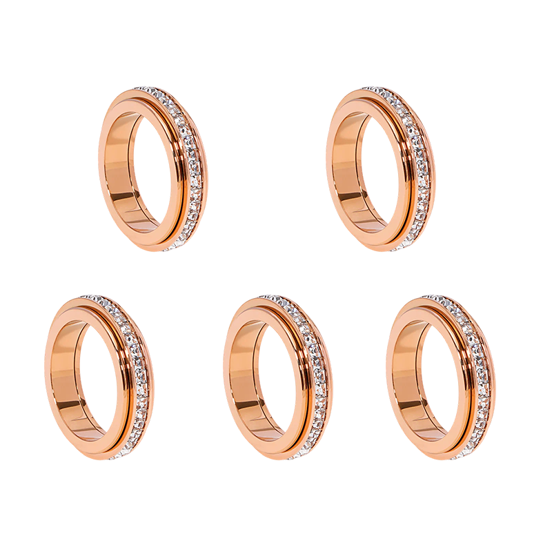 🎊 Zeitlich begrenztes Angebot: 57 % Rabatt ⏰💖 Drehbarer Zirkonia-Ring aus Titanstahl💍