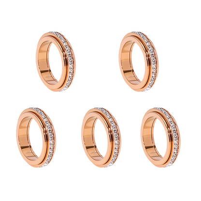 🎊 Zeitlich begrenztes Angebot: 57 % Rabatt ⏰💖 Drehbarer Zirkonia-Ring aus Titanstahl💍