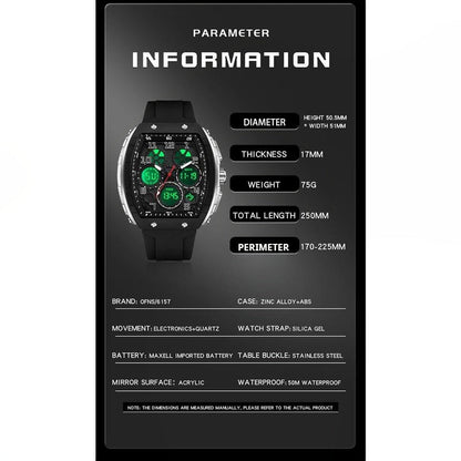 💥 50 % Rabatt⌚Sportliche, leuchtende Digital-Automatikuhr für Herren