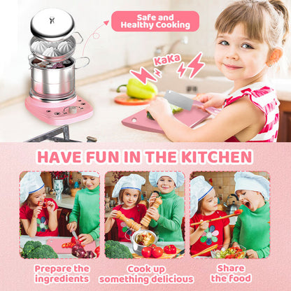 👧🏻 🍳 Realistisches Mini-Kochset (22-teilig) – Vollständige Ausstattung, Sichere Materialien & Pädagogischer Spielspaß 🎁