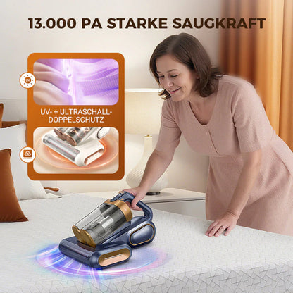 ✨50 % Rabatt für begrenzte Zeit 🌀 Matratzenstaubsauger – Entfernt effektiv Hausstaubmilben 🛏️✨