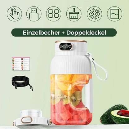 💥Heißer Verkauf ❄️Multifunctional Tragbare Saftpresse Tasse mit Digitalanzeige