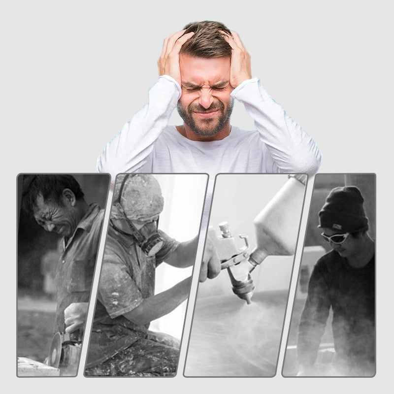 💎 50% RABATT! ⛑️ Aktivkohle-Anti-Staub-Doppeltank-Gasmaske – Doppelfilter, Gas- & Partikelschutz, inkl. Schutzbrille 🔥