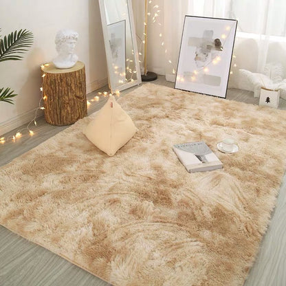 🌈 50 % RABATT! Flauschiger Farbverlauf-Teppich – Kuschelweich, rutschfest & waschbar für ein gemütliches Zuhause 🏡✨