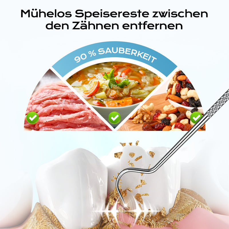💥Halber Preis⚡Edelstahl-Zahnstocher-Set | Hygienisch & Langlebig 🦷✅