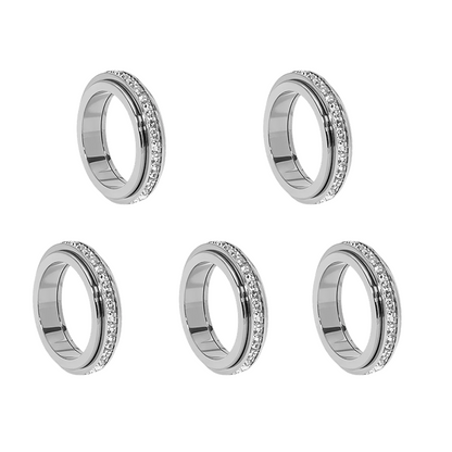 🎊 Zeitlich begrenztes Angebot: 57 % Rabatt ⏰💖 Drehbarer Zirkonia-Ring aus Titanstahl💍