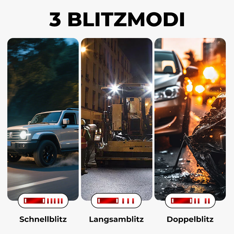 🎉🛍️ Heiße Aktion – 50 % Rabatt! 🚗 Windschutzscheiben-Stroboskop-Warnleuchte mit Saugnapf