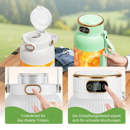 💥Heißer Verkauf ❄️Multifunctional Tragbare Saftpresse Tasse mit Digitalanzeige
