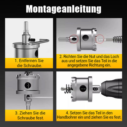 🔥50 % Rabatt sichern🔥Hartmetall-Lochfräser für Metall