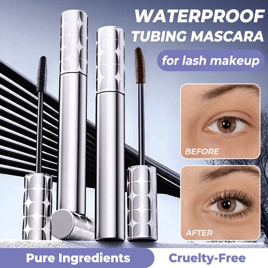 💖Letzter Tag: 2 zum Preis von 1💖Tubing Mascara Schwarz & Braun Duo für das Wimpern-Make-up