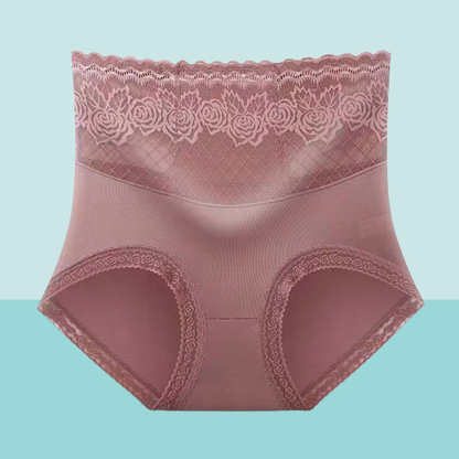 🎊Frühzeitiger Muttertagsverkauf- Kaufen Sie 2 und erhalten Sie 1 gratis🎊High-waist Spitzenhöschen mit Anti-Seitenleckage