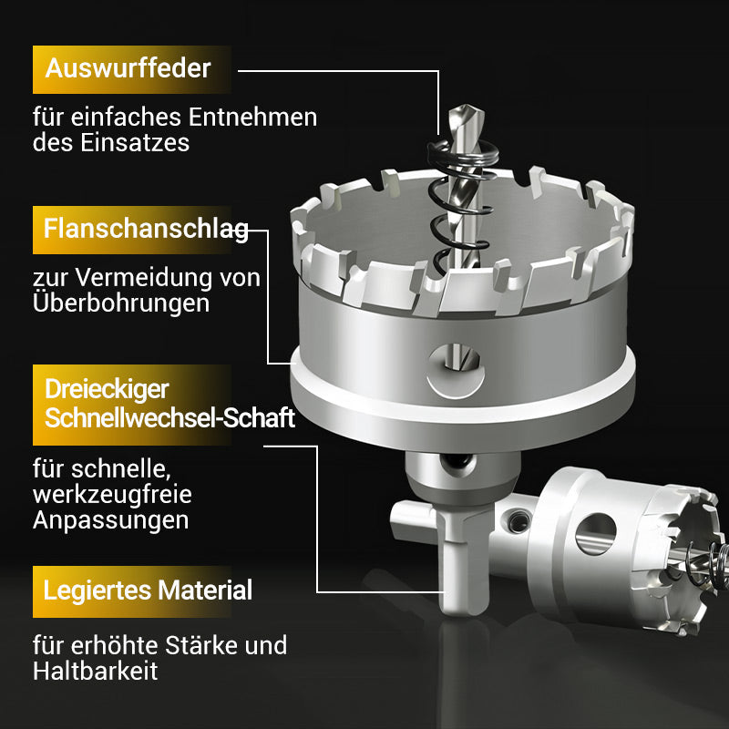 🔥50 % Rabatt sichern🔥Hartmetall-Lochfräser für Metall