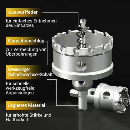 🔥50 % Rabatt sichern🔥Hartmetall-Lochfräser für Metall