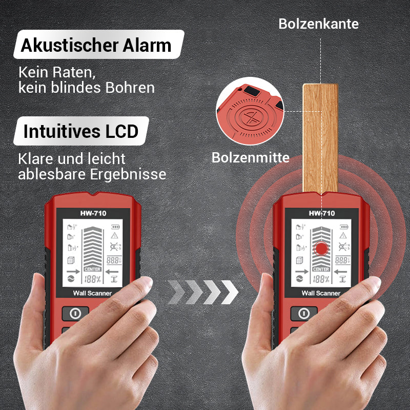 🔥Multifunktionaler Handheld Metall und Wand Detektor—— 50% reduziert! ⏳