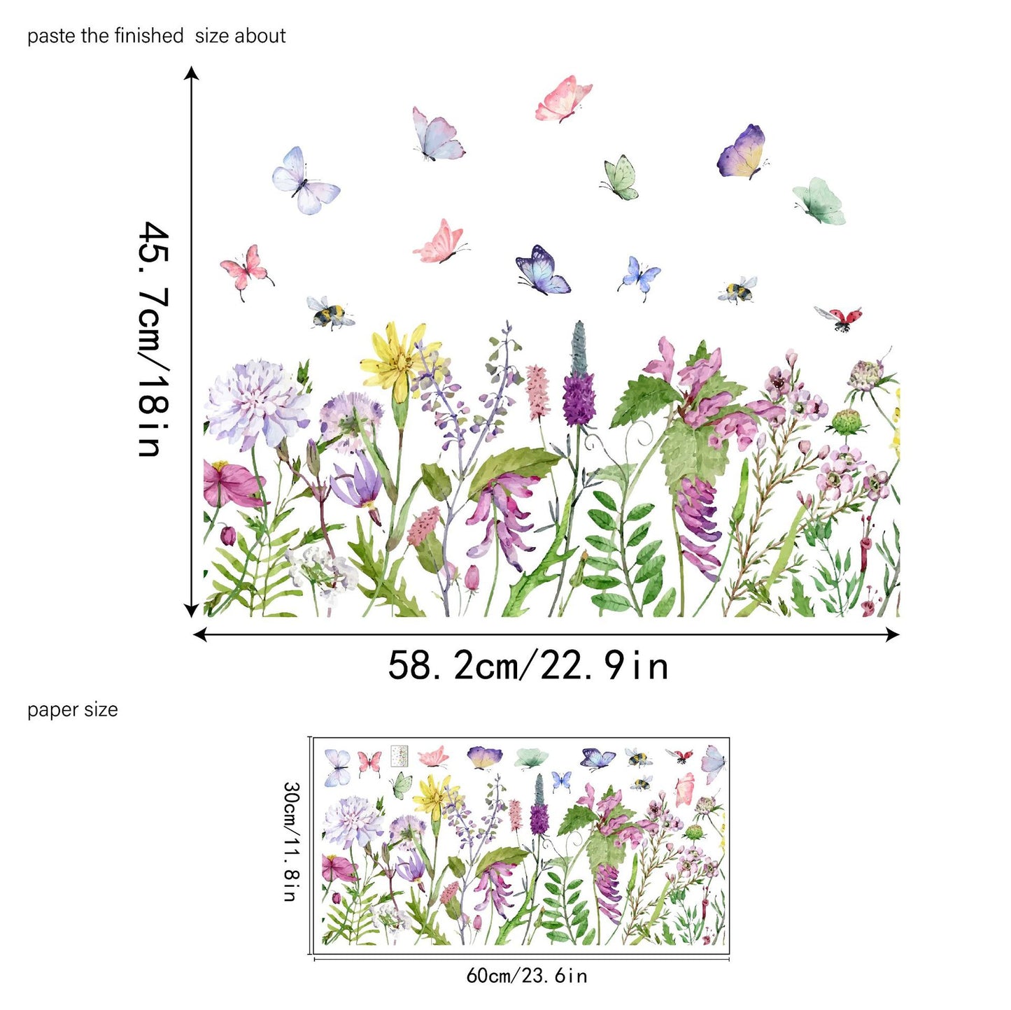 ✨LETZTER TAG VERKAUF 50 % RABATT!💐Bunter Blumenstrauß-Fensteraufkleber🖼️