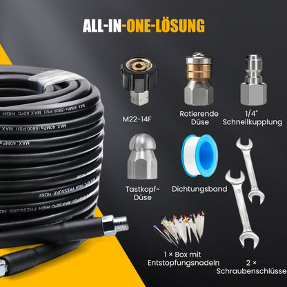 5800PSI Abwasserspüler-Kit für Hochdruckreiniger