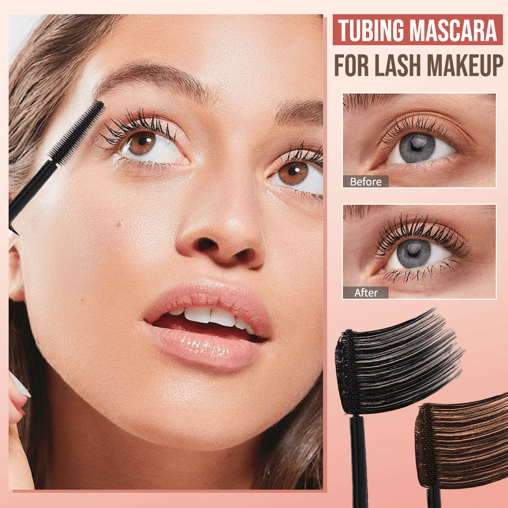 💖Letzter Tag: 2 zum Preis von 1💖Tubing Mascara Schwarz & Braun Duo für das Wimpern-Make-up