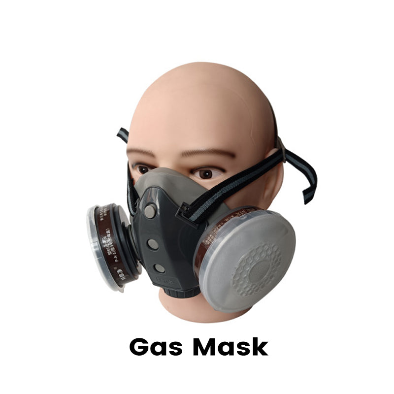 💎 50% RABATT! ⛑️ Aktivkohle-Anti-Staub-Doppeltank-Gasmaske – Doppelfilter, Gas- & Partikelschutz, inkl. Schutzbrille 🔥