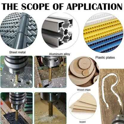 🔧13-teiliges Universal-Bohrer-Set