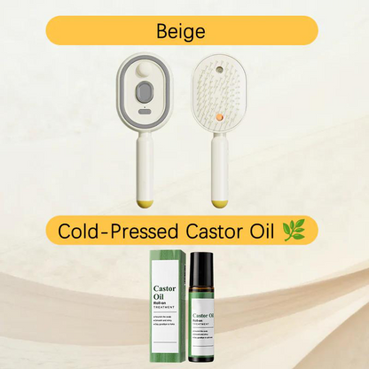 🔥NUR AM LETZTEN TAG IM ANGEBOT !! 🔥ProGlide™🇬🇧 Kopfhaut-Massagekamm 💆‍♀️ – Selbstreinigend 🧼, verfilzungsfrei ✂️ & Anti-Frizz-Haarbürste mit beruhigendem Sprühnebel 💨✨ | Perfekt für trockenes, sprödes Haar 💧🌟