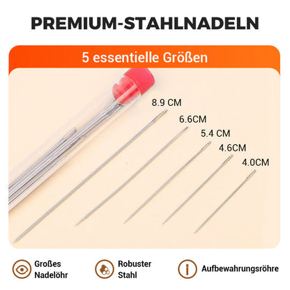 🧵✨37-teiliges Set: Große Augen-Nähnadeln