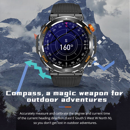⌚ Wasserdichte Sport- und Outdoor-Smartwatch 🔥 Kostenloser Versand ✈️ Letzter Tag!!!
