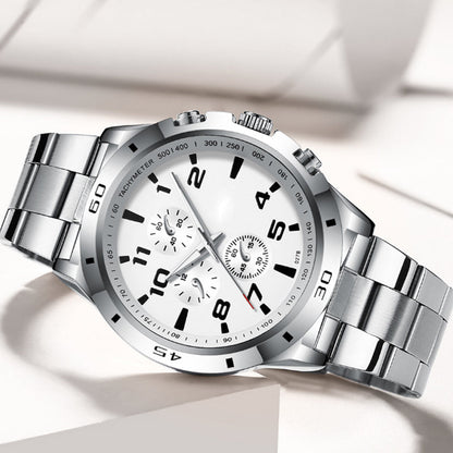 Wasserdichte Quarzuhr mit Leuchtmasse