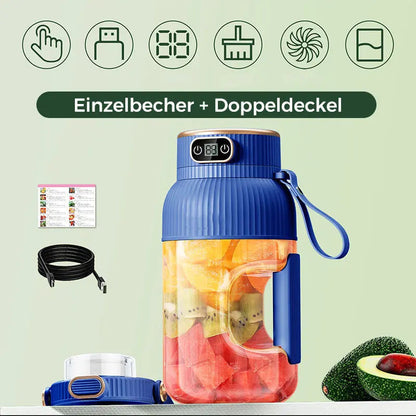 💥Heißer Verkauf ❄️Multifunctional Tragbare Saftpresse Tasse mit Digitalanzeige