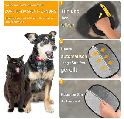 🔥Letzter Tag🐶🐱Antistatische Handschuhe zum Entfernen von Tierhaaren