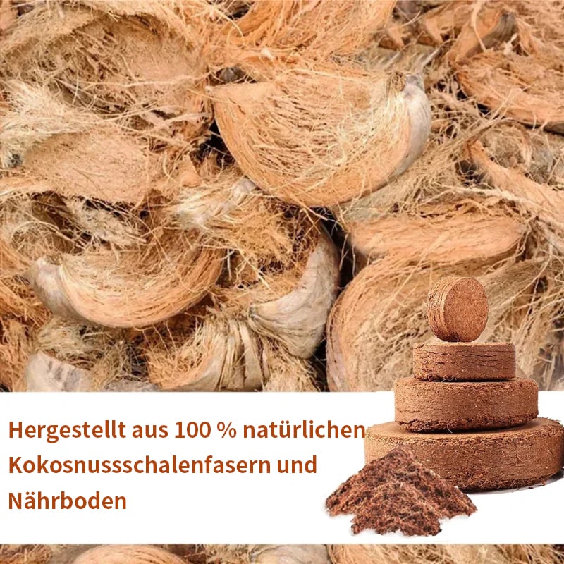 Kokoserde-Ziegel – Nährstoffreiches Pflanzsubstrat für Anzucht, Sukkulenten & Gemüse 🌱🪴