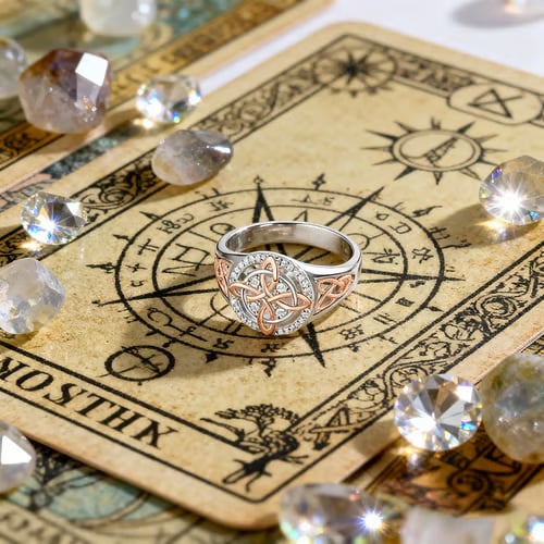 🔮💍Handgefertigter „Hexenknoten“-Ring – Ein symbolisches Schmuckstück für Deine Liebsten💞