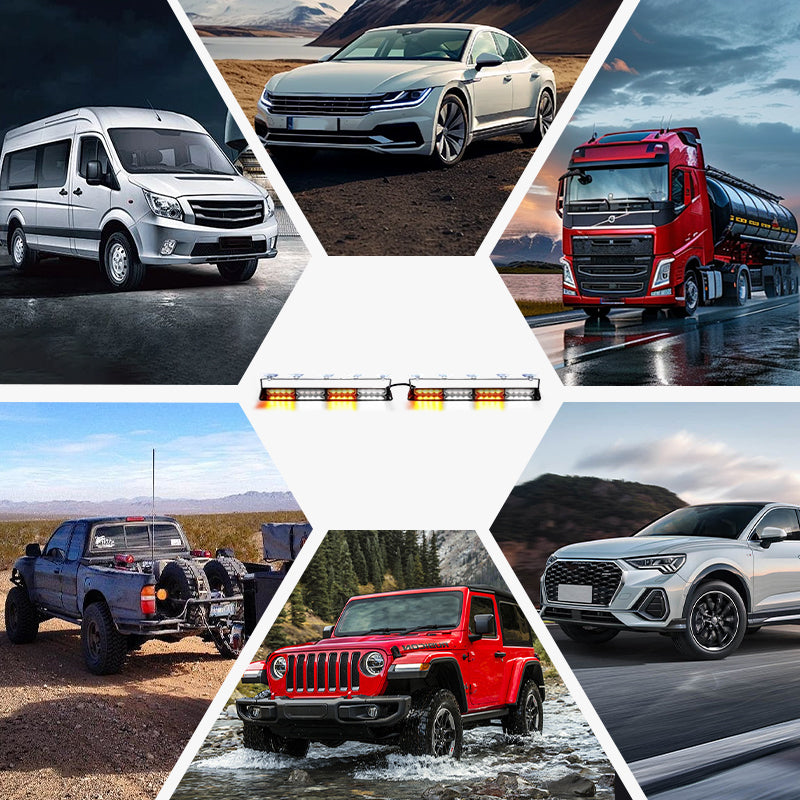 🎉🛍️ Heiße Aktion – 50 % Rabatt! 🚗 Windschutzscheiben-Stroboskop-Warnleuchte mit Saugnapf