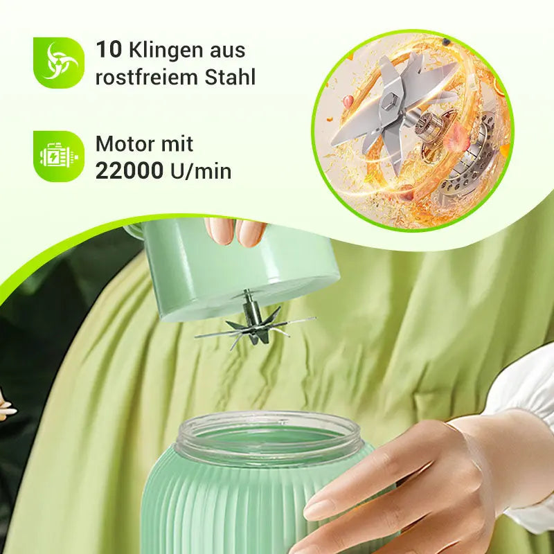 💥Heißer Verkauf ❄️Multifunctional Tragbare Saftpresse Tasse mit Digitalanzeige