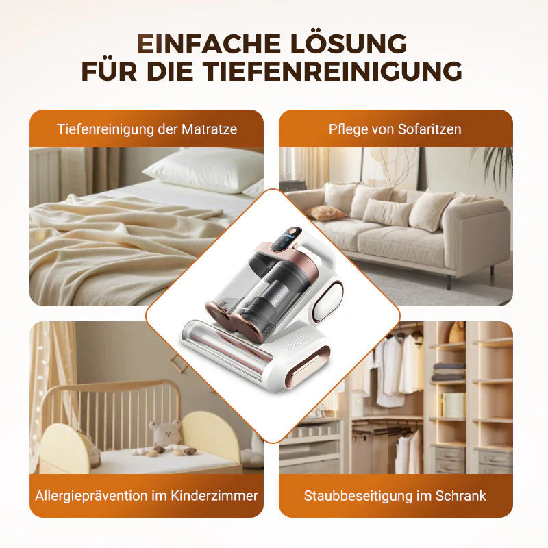 ✨50 % Rabatt für begrenzte Zeit 🌀 Matratzenstaubsauger – Entfernt effektiv Hausstaubmilben 🛏️✨