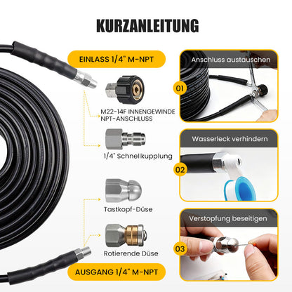 5800PSI Abwasserspüler-Kit für Hochdruckreiniger