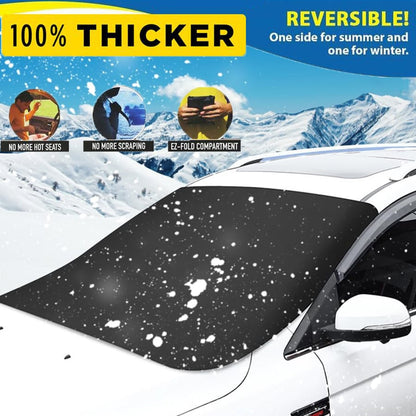 🎁49 % Rabatt!🔥Verbesserte magnetische Schneeschutzabdeckung für die Windschutzscheibe (Modelljahr 2025)