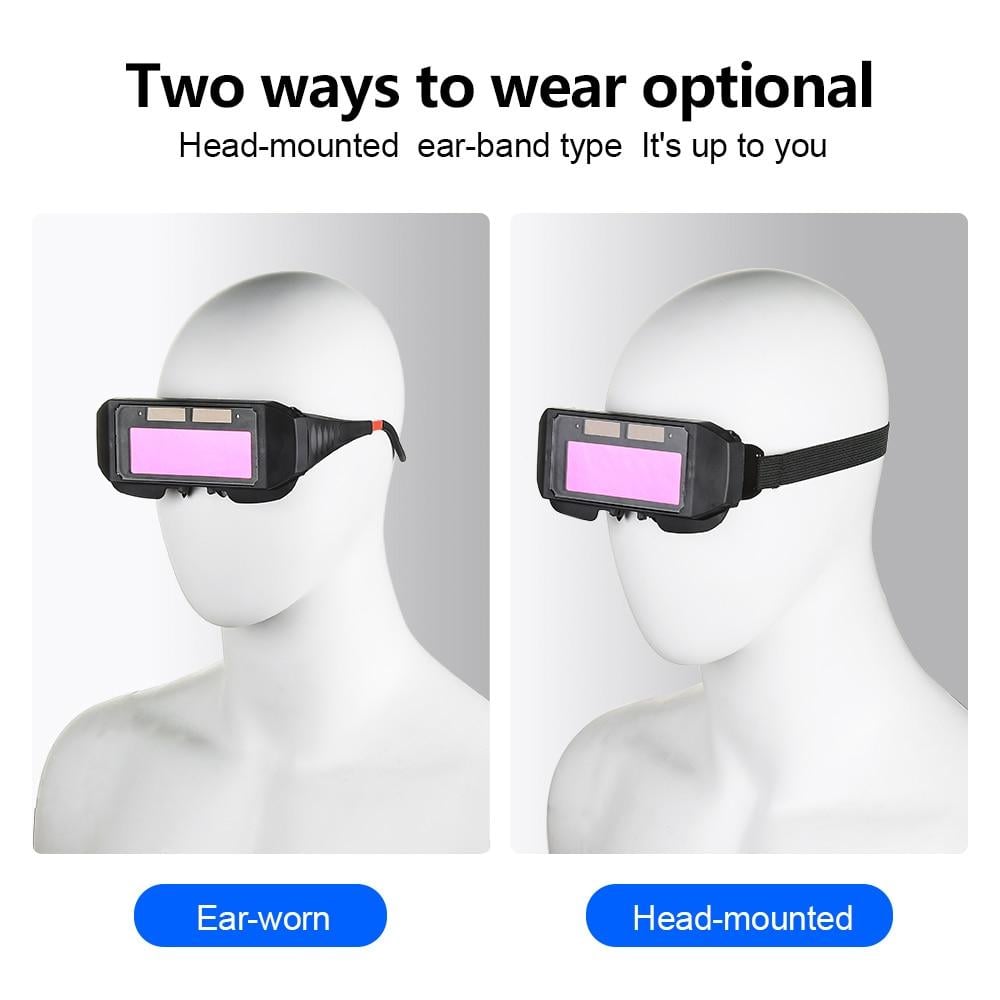 👓 Automatisch abdunkelnde Schweißschutzbrille – für WIG, MIG & Elektrodenschweißen, schützt vor Funken & intensivem Lichtbogen ⚡