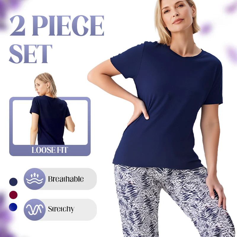 ⏳ Nur für kurze Zeit: 49 % Rabatt! 🔥 Lässiges Zweiteiler-Set für Damen