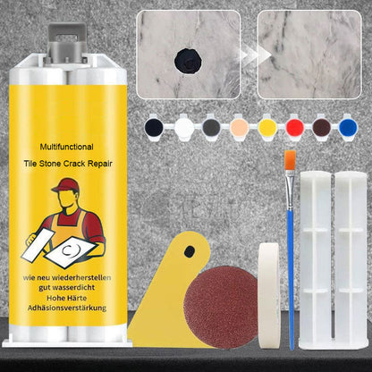 🔥Heißer Verkauf 50% Rabatt✨Multifunktionales Reparatur-Set für Risse in Fliesen und Steinen