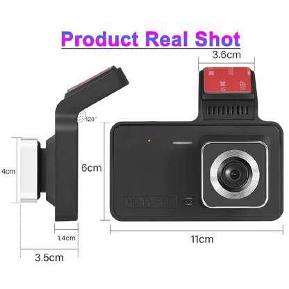 📹 Dual-Lens Dashcam mit 1080P HD & Nachtsicht – 170° Weitwinkel (Aktion: 48% sparen)