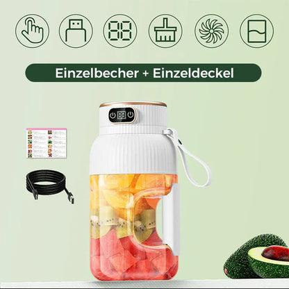 💥Heißer Verkauf ❄️Multifunctional Tragbare Saftpresse Tasse mit Digitalanzeige