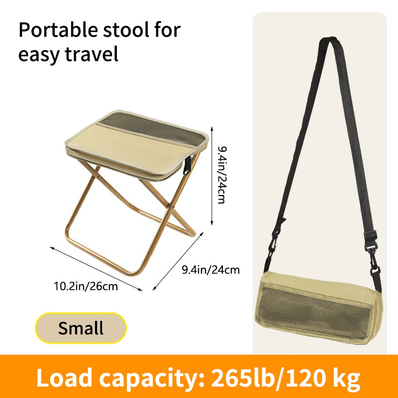📢📢50 % Rabatt!!!✨ Ultraleichter Klapphocker – trägt bis zu 120 kg