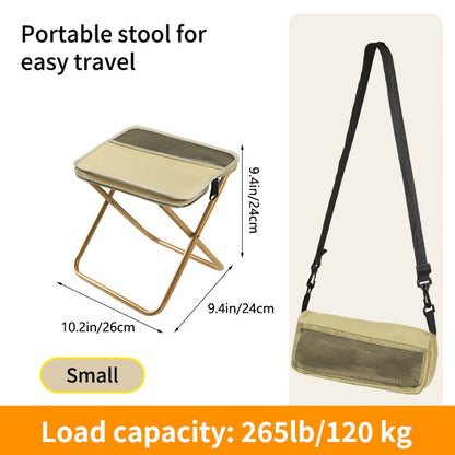 📢📢50 % Rabatt!!!✨ Ultraleichter Klapphocker – trägt bis zu 120 kg