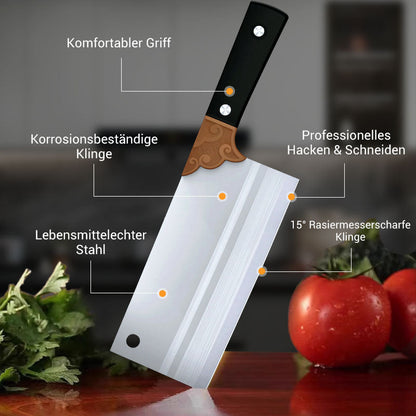 🔪✨ Geschmiedetes, scharfes und langlebiges Küchenmesser
