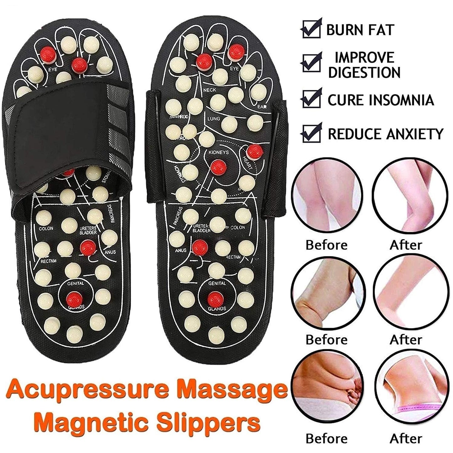Akupressur- und Magnetfeldtherapie-Hausschuhe 🔥50 % Rabatt!🔥