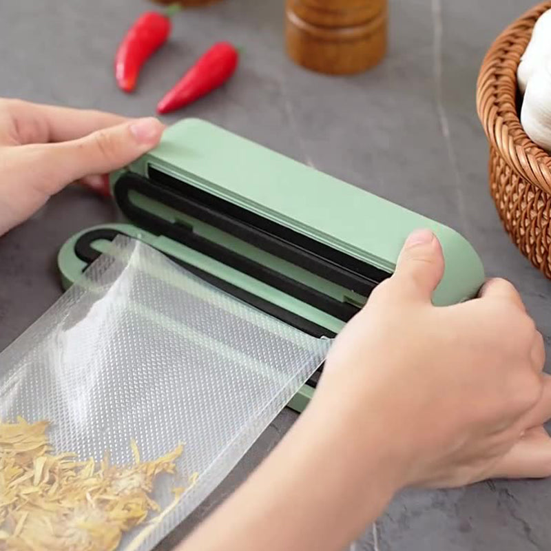 🍎 Tragbarer Handstaubsauger für Lebensmittel – 🥩 Vakuumier-, Verpackungs- und Laminiergerät für entspanntes Kochen am Wochenende 🍞